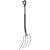 Fiskars Ergonomic™ Compost Fork, garden tool for moving and turning compost
