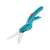 Gardena Classic Grassschere, blau und orange, isoliert auf weißem Hintergrund