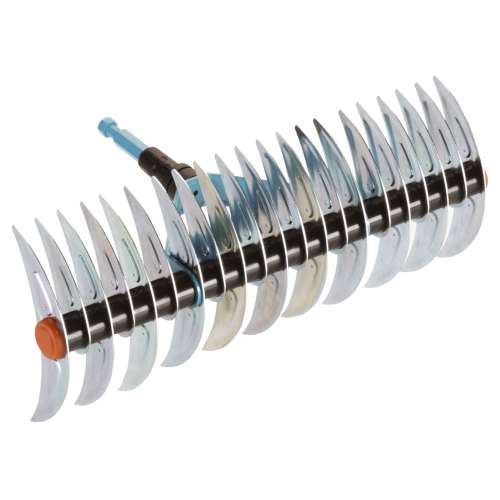 Gardena Combisystem lawn rake head, for removing moss and thatch from lawns