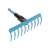 Gardena Combisystem rake head, blue, 10 tines, for small areas