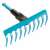 Gardena Combisystem rake head, blue, 10 tines, for small areas