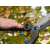 Gardena EnergyCut hedge shears, close-up of the handle and blade mechanism