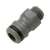 Gardena connector, grey, plastic, male thread