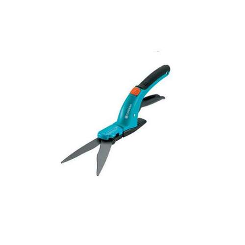Gardena Comfort Grassschere, blau und schwarz, zum Trimmen von Gras und Kanten