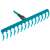 Gardena Combisystem rake, blue, 14 teeth, 36cm working width