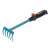 Gardena Combisystem hand rake, blue and black, for gardening