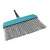 Gardena Combisystem Terrace Broom Head, 32cm wide, blue plastic head, grey bristles, for cleaning terraces and balconies