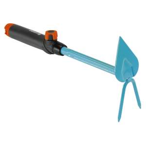 Gardena Combisystem heart-shaped hoe, blue, for loosening and aerating soil, weeding - Gardena