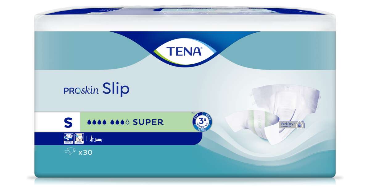 TENA Super Briefs: Incontinence Briefs For Women and Men 1 Pack