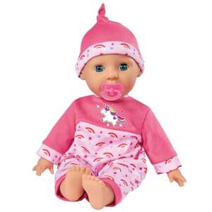 Laura sprechende und lachende Baby Puppe, rosa Einhorn Pyjama, 25 Geräusche, Simba - Simba Toys Baba