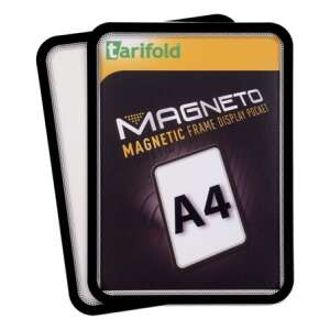 TARIFOLD Husă magnetică cu spate magnetic, A4, TARIFOLD Magneto, negru 76448935 Sisteme de prezentare si afisare