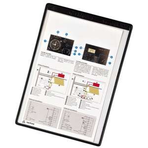 TARIFOLD Tablă de prezentare, magnetică, A4, PVC, TARIFOLD Individual, negru 76448898 Sisteme de prezentare si afisare