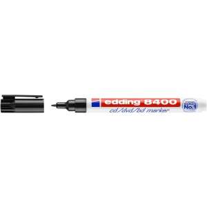 EDDING 8400 black CD/DVD marker, 0.5-1 mm, alcohol-based ink, waterproof, UV-resistant - Marker