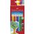 Faber-Castell Grip 2001 Creioane colorate solubile în apă, set de 12 bucăți în cutie