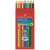 Creioane colorate solubile în apă Faber-Castell Grip 2001, 12 culori