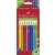 Faber-Castell Jumbo Colour Pencils Triangular, 10 assorted colours, with sharpener