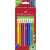 Faber-Castell Jumbo Colour Pencils Triangular, 10 assorted colours, with sharpener