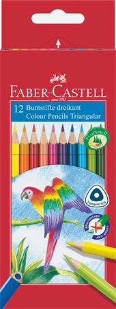 Set de creioane colorate Faber-Castell Parrot (12 bucăți)