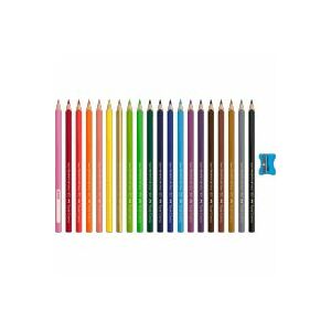Sada trojhranných farebných ceruziek Faber-Castell Jumbo, 20 farieb - Perá&ceruzky