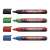 Edding 300 Permanent Markers - Black, Green, Red, Blue