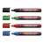 Edding 300 Permanent Markers - Black, Green, Red, Blue