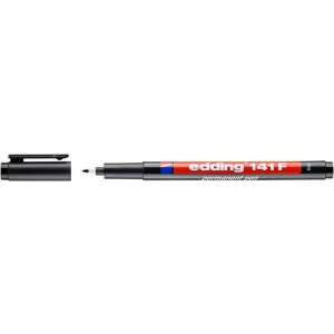 EDDING 141 F permanent pen, black, 0.6 mm - Permanent marker