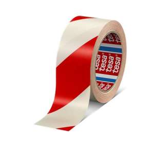 TESA Markierungsband, 50 mm x 33 m, TESA "Professional" rot/weiß 31537965 Straßenmarkierung