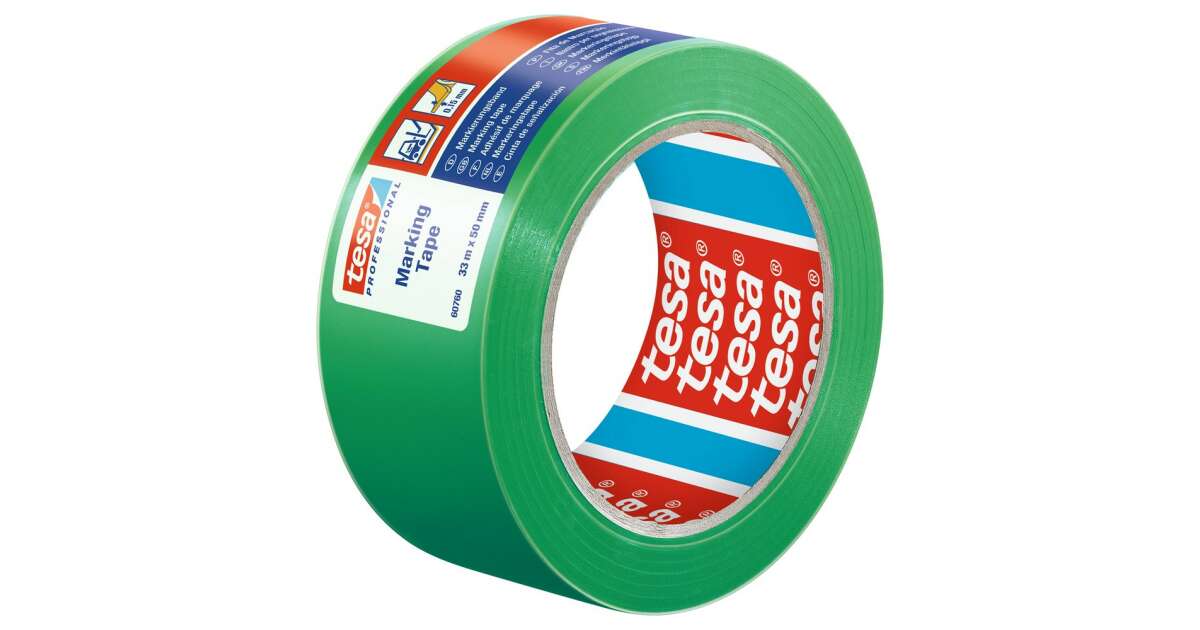TESA 60760 Temporary floor marking adhesive tape with a wide range
