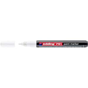 EDDING 791 white paint marker, 1-2 mm chisel tip - Lacquer marker