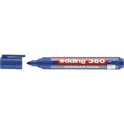 EDDING Popisovač na tabuľu a flipchart, 1,5-3 mm, kónický, EDDING &rdquo;360&rdquo;, modrý 44078142