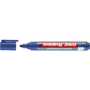 Marker pentru tablă albă EDDING 360, albastru, vârf conic, 1,5-3 mm - Markere
