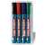 EDDING Flipchart marker készlet, 1,5-3 mm, kúpos, EDDING "380", 4 különböző szín 31538028}