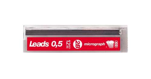 ICO Grafitové pero, 2B, 0,5 mm, ICO &rdquo;Micrograph&rdquo;