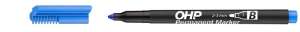 ICO OHP állandó filctoll, 2-3 mm, kék - Marker