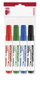 ICO Set de markere pentru tablă și flipchart, 1-3 mm, conic, ICO Plan 11 XXL, 4 culori diferite 31538187 Markere whiteboard