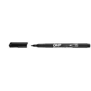 ICO OHP Permanent Marker, Black, 1-1.5mm, Medium Tip - Back to School, School Supply