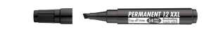 ICO Permanent 12 XXL black marker, chisel tip, 1-4 mm line width - Marker