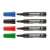 ICO Permanent 12 multi-color chisel tip markers, 1-4 mm, water resistant