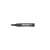 ICO Permanent 12 black chisel tip marker, 1-4 mm, water resistant