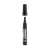 ICO Permanent 12 black chisel tip marker, 1-4 mm, water resistant
