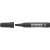 ICO Permanent 12 black chisel tip marker, 1-4 mm, water resistant