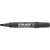 ICO Permanent 12 black chisel tip marker, 1-4 mm, water resistant