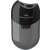 Faber-Castell double hole pencil sharpener with shavings container, black