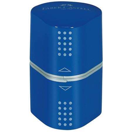 Faber-Castell Grip 2001 Trio pencil sharpener, blue
