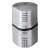 FABER-CASTELL Grip 2001 Trio pencil sharpener, silver, 3 holes, for standard and thick pencils