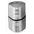 FABER-CASTELL Grip 2001 Trio pencil sharpener, silver, 3 holes, for standard and thick pencils