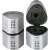 Faber-Castell Grip 2001 Trio pencil sharpener, silver, 3 holes
