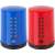 FABER-CASTELL Grip 2001 mini pencil sharpeners, one red and one blue