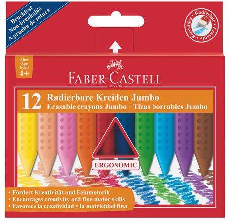 Faber-Castell Jumbo Grip Creioane colorate 12 bucăți