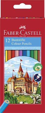 Súprava farebných ceruziek Faber-Castell Classic (12 ks)